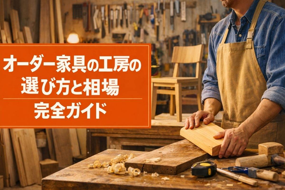 オーダー家具の工房の選び方と相場完全ガイド|おすすめ実例と依頼手順を徹底解説